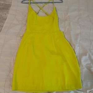 Superdown Sexy Yellow Dress